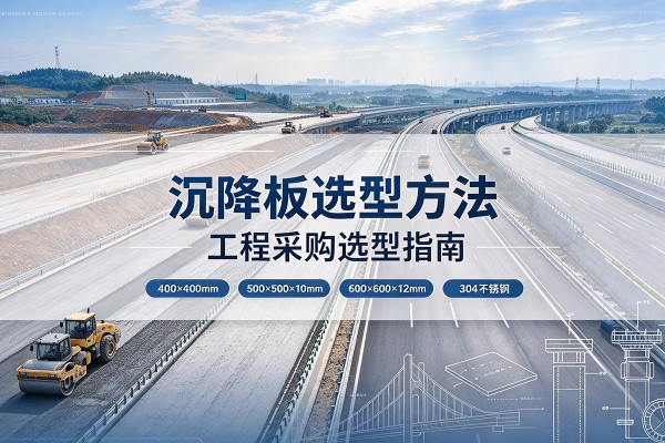 顺庆沉降板选择方法