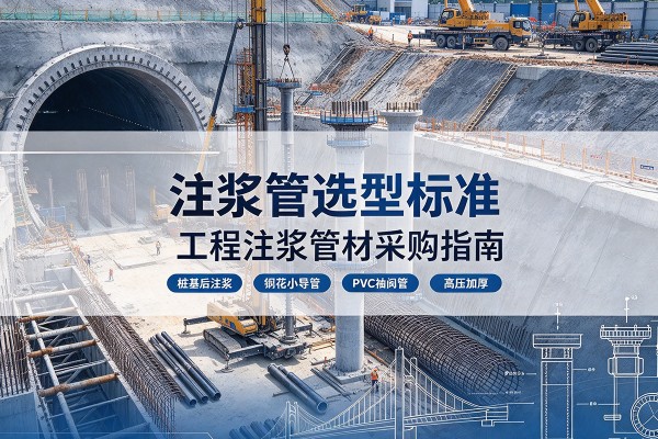 顺庆注浆管选型标准