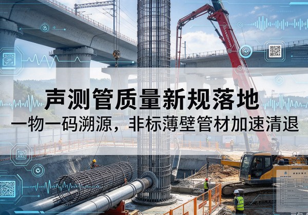 顺庆声测管质量新规落地，一物一码溯源，非标薄壁管材加速清退