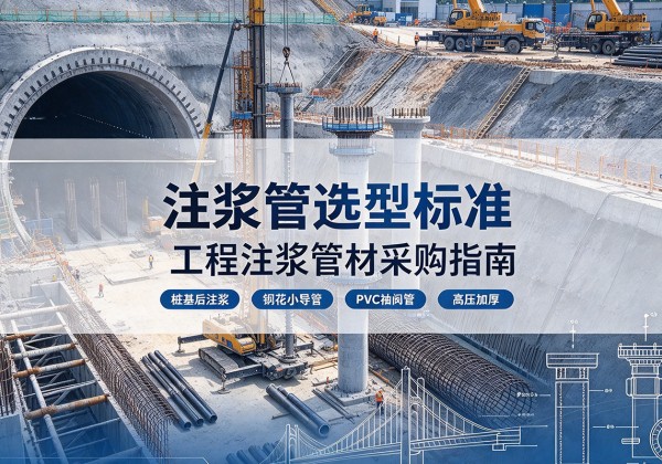 顺庆注浆管选型标准